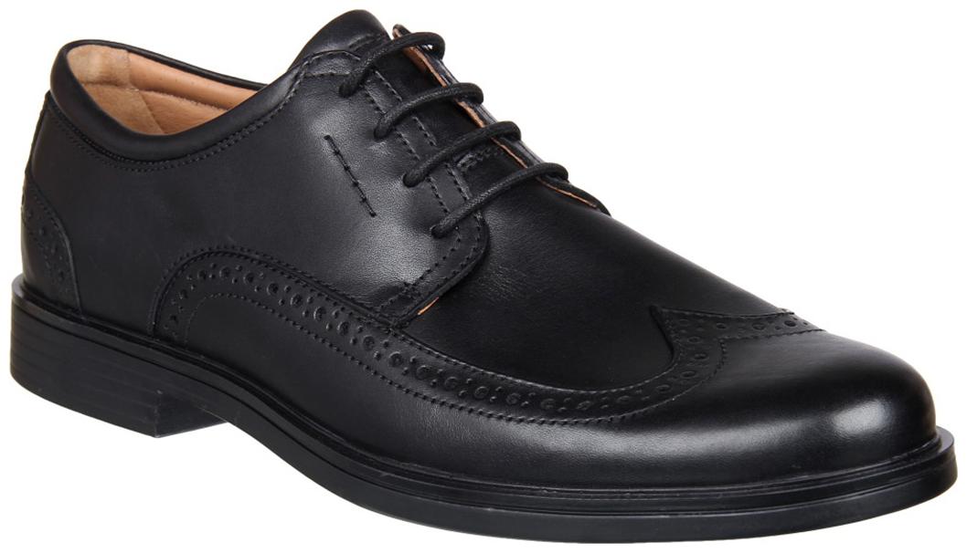 Clarks Un Aldric Wing Black Leather Formal Shoes