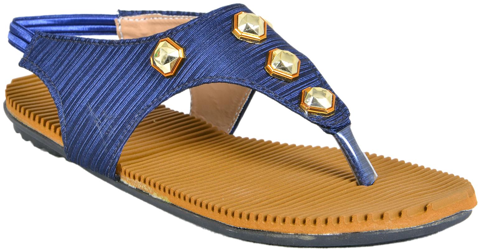Crazy Bunny Women Blue Sandals