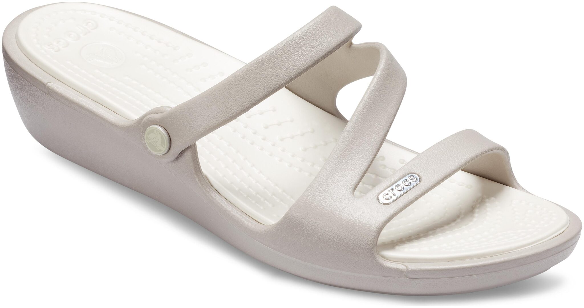Crocs Women Silver Patricia Slippers 
Crocs Women Silver Patricia Slippers