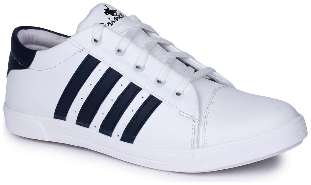 Do Bhai Men White Classic Sneakers
