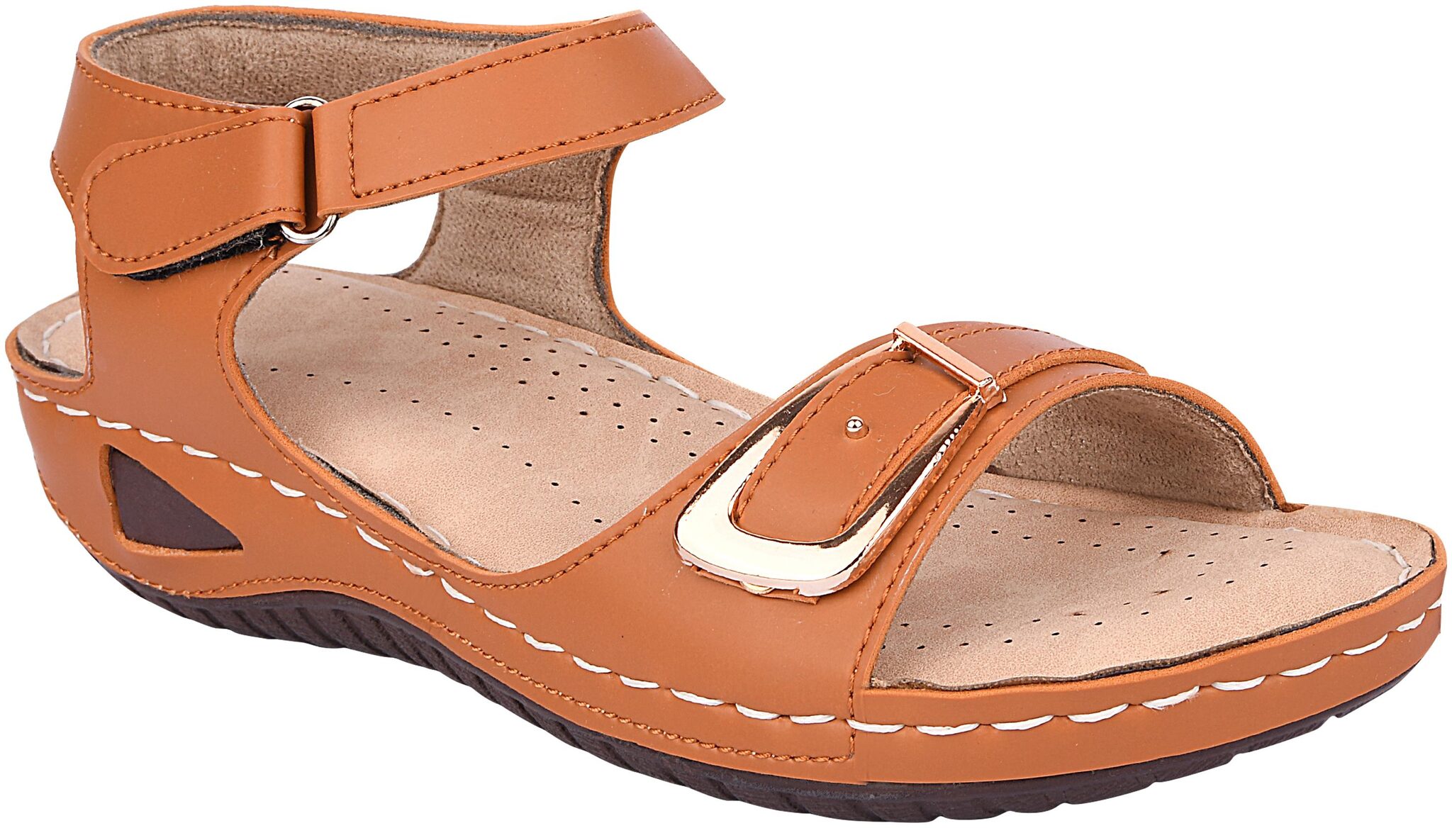 Do Bhai Women Tan Sandals
Do Bhai Women Tan Sandals