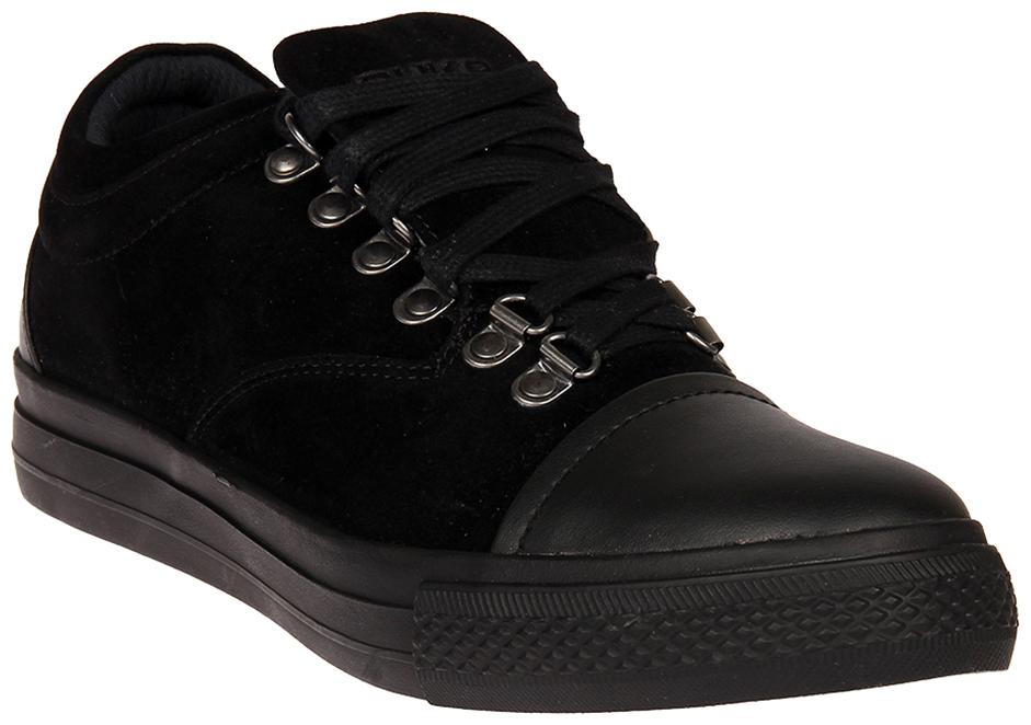 Duke Mens Black Coloured Casual Shoes