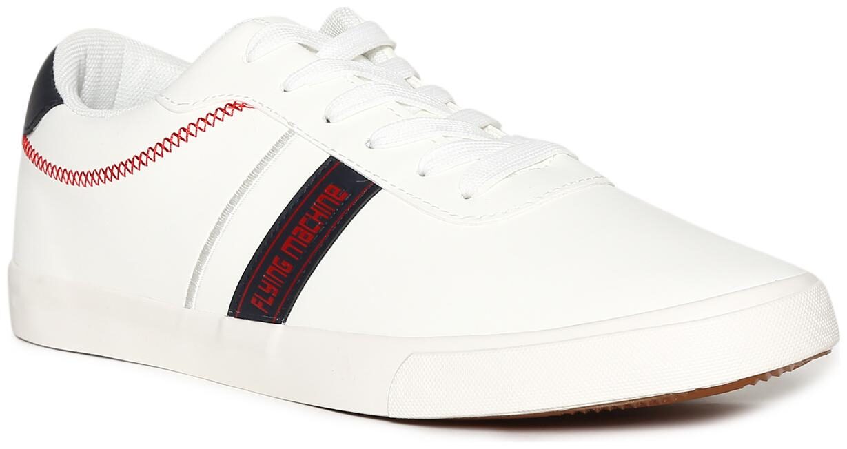Flying Machine White Side Panel Low Top Sneakers Men White Classic Sneakers - 2551915812
Flying Machine White Side Panel Low Top Sneakers Men White Classic Sneakers - 2551915812