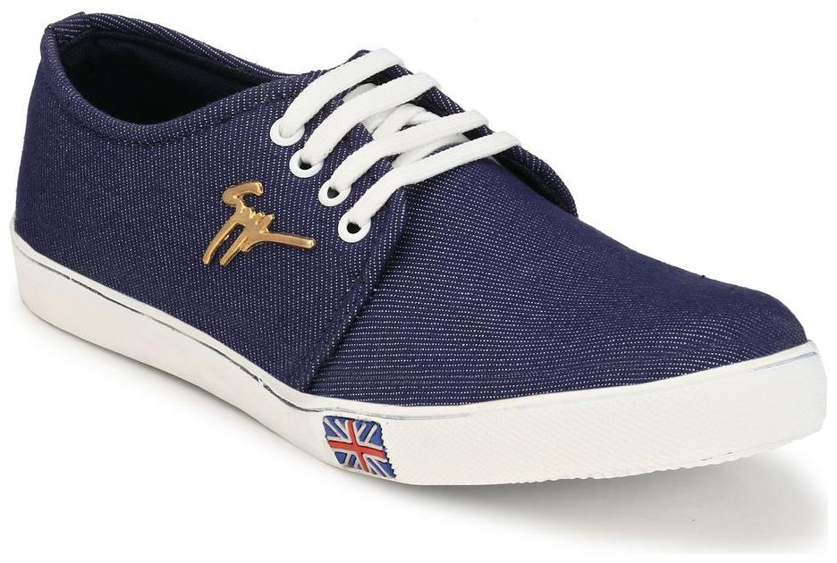 Groofer Men s Blue Lace Up Casual shoes