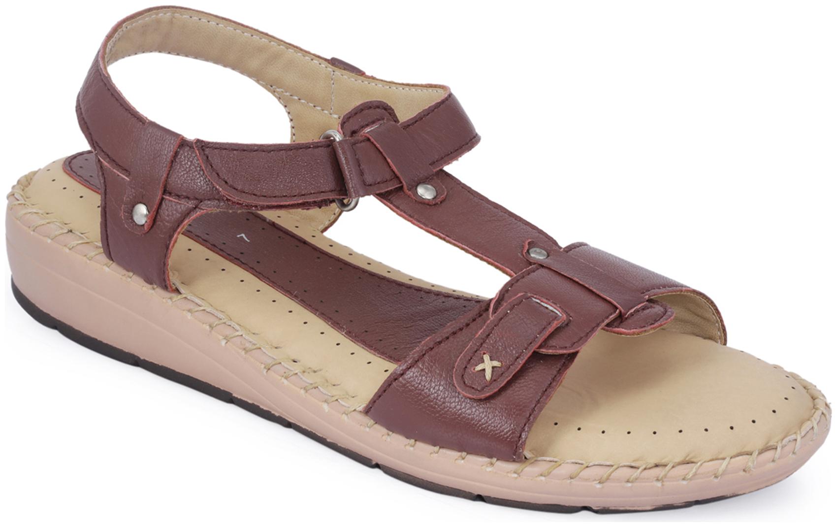 Khadim s Women Red Heeled Sandals
