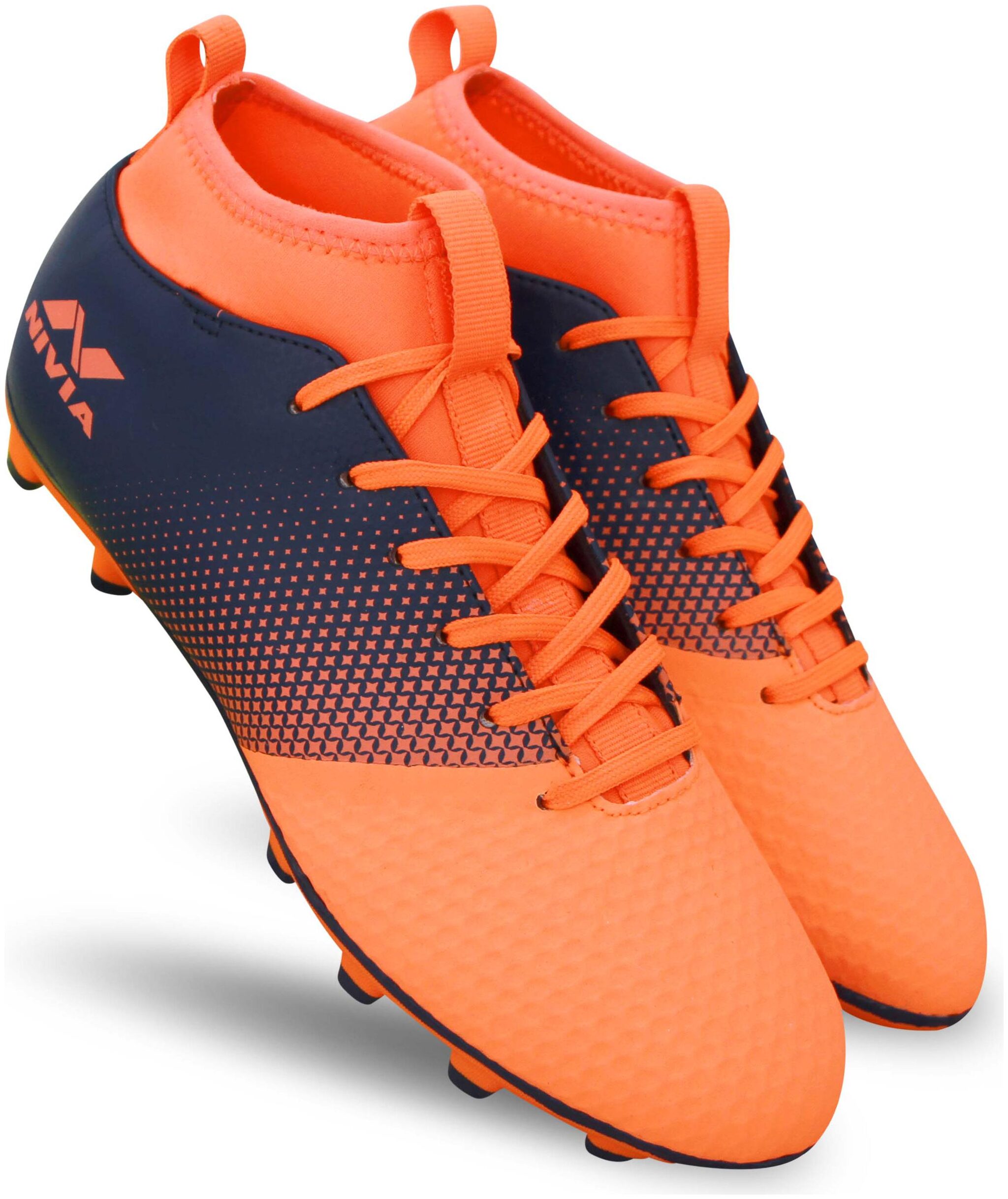 Nivia Men ASHTANG Football Shoes ( Orange )