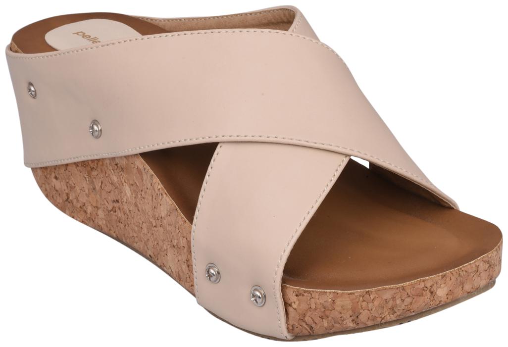 PELLE ALBERO Women White Heeled Sandals