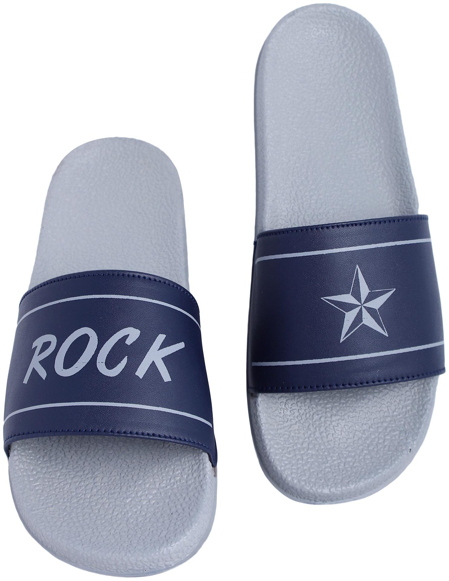 PERY-PAO Men Navy Blue Sliders - 1 Pair
PERY-PAO Men Navy Blue Sliders - 1 Pair