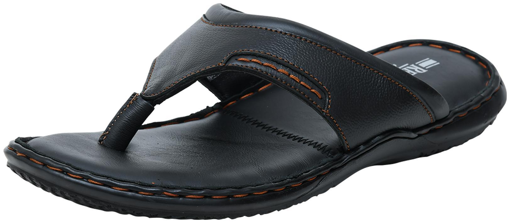 Red Arrow Men Black Flip-Flops - 1 Pair