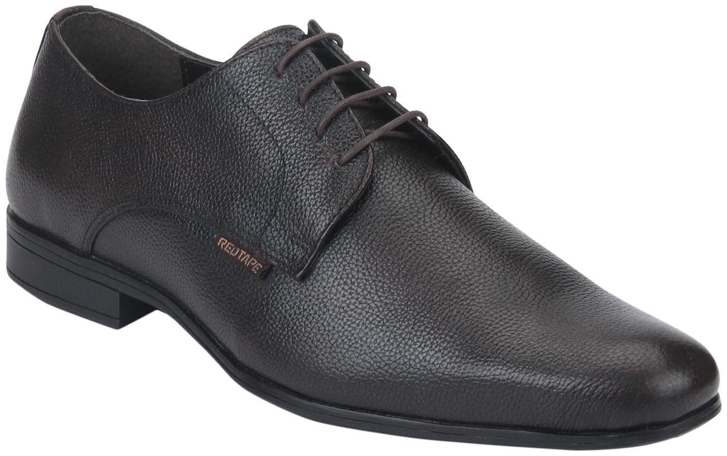Red Tape Men Brown Derby Formal Shoes - RTE142 
Red Tape Men Brown Derby Formal Shoes - RTE142