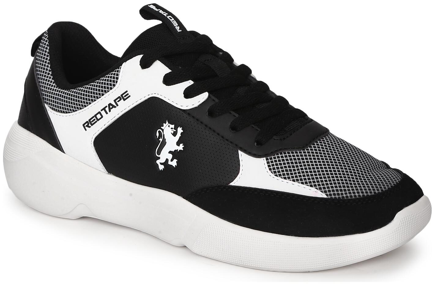 Red Tape RTE2561A Men Black Sneakers
