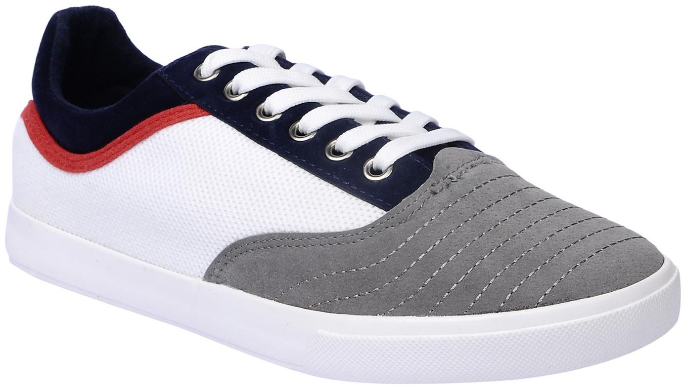 Sea star Men White Casual Shoes - 7329-1-WHITE - 7329-1