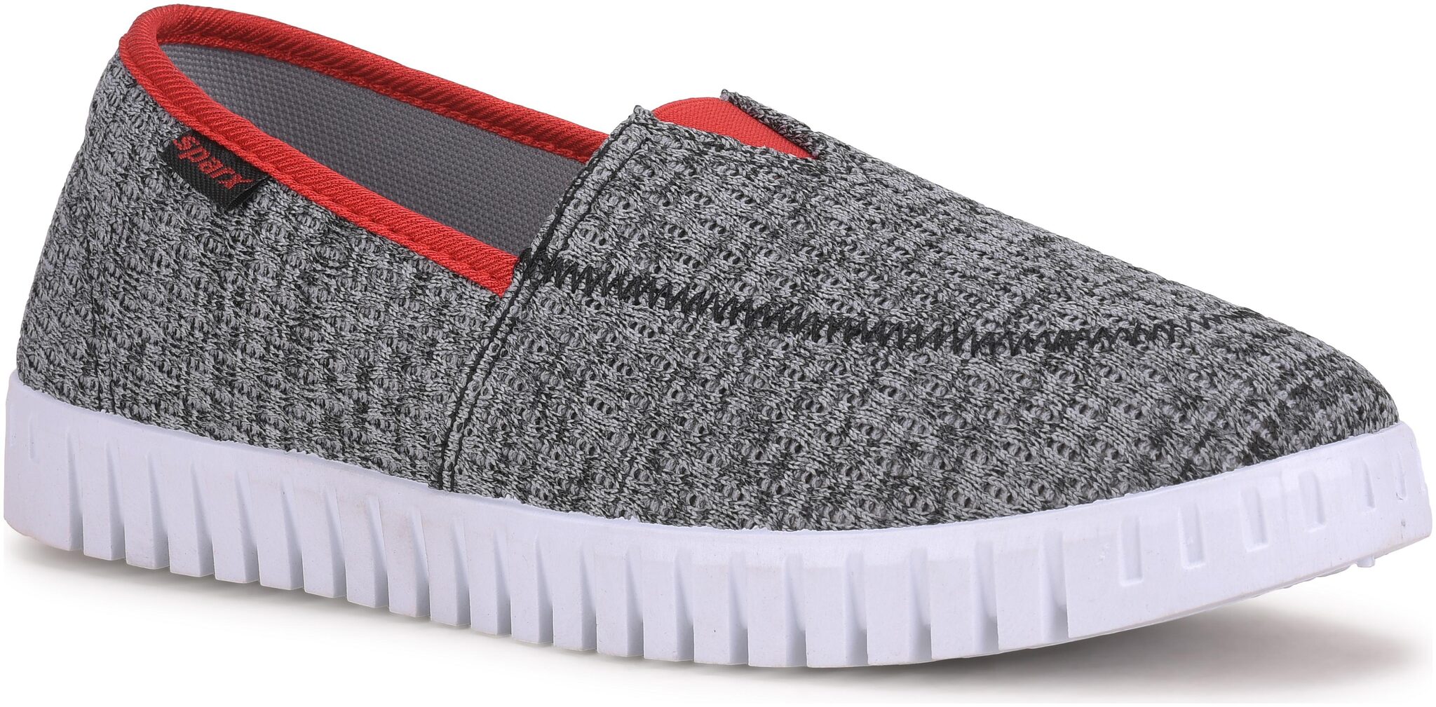Sparx Women Grey Slip-On Shoes