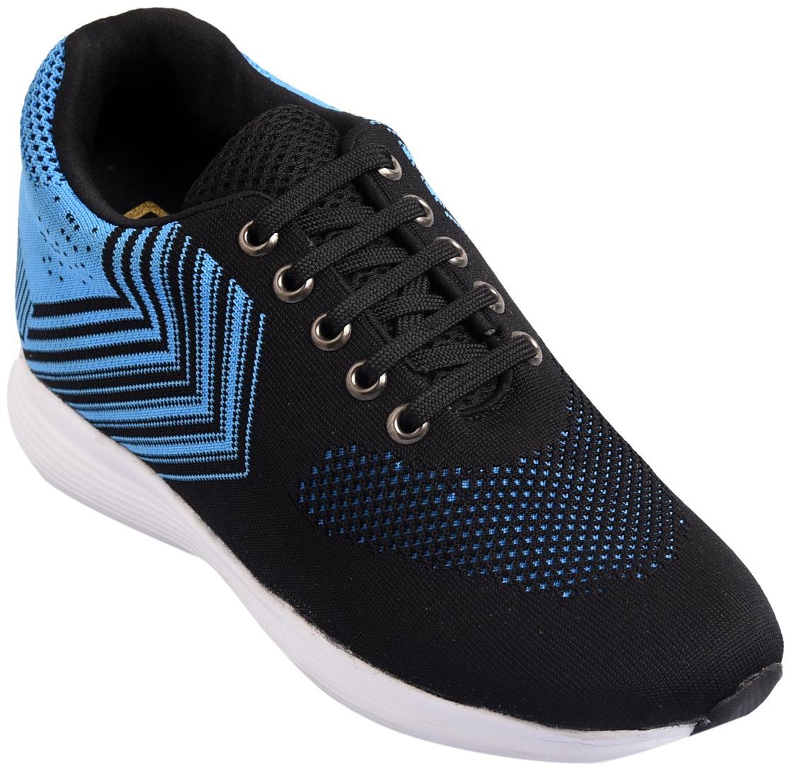 Celby Men Walking Shoes ( Black Blue )