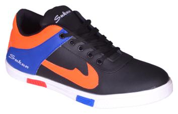 Sukun Black Blue Casual Shoes