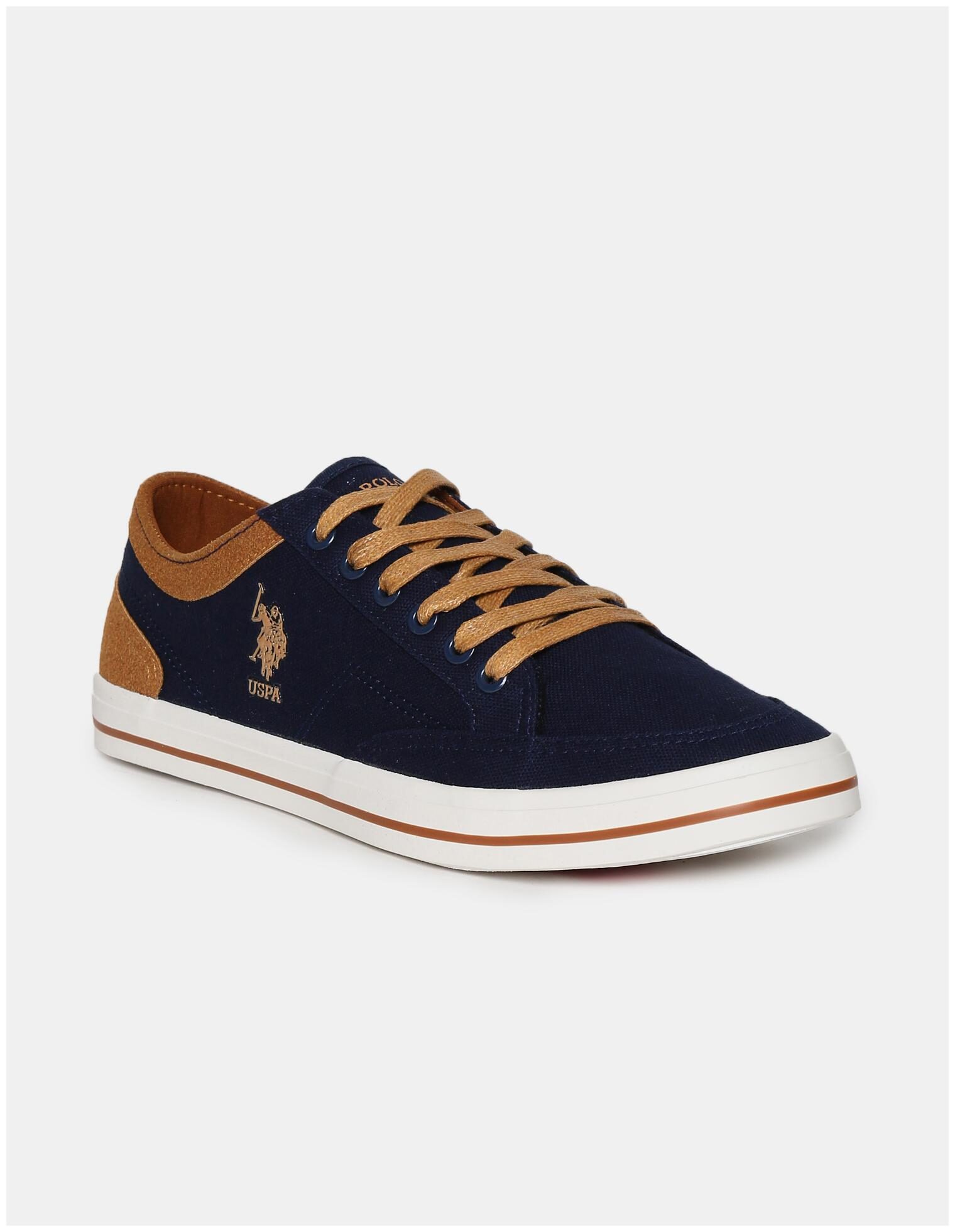 U S Polo Assn Blue Round Toe Panelled Sneakers Men Blue Slip-On Sneakers - 2531943279
U S Polo Assn Blue Round Toe Panelled Sneakers Men Blue Slip-On Sneakers - 2531943279