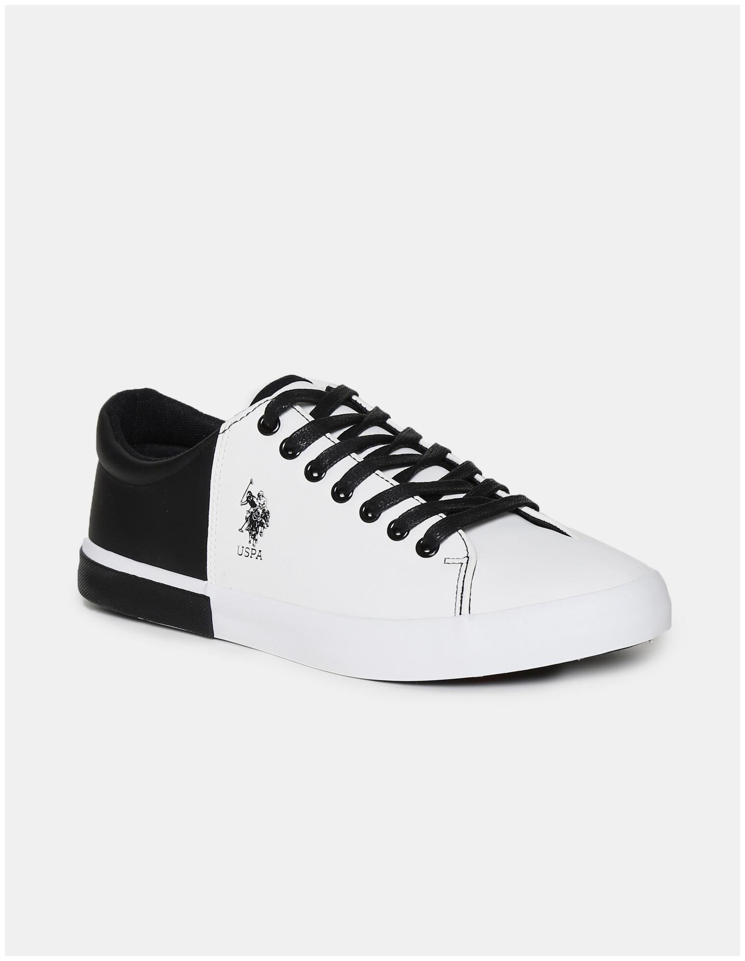 U S Polo Assn White And Black Low Top Colour Block Sneakers Men White Slip-On Sneakers - 2531918301
U S Polo Assn White And Black Low Top Colour Block Sneakers Men White Slip-On Sneakers - 2531918301