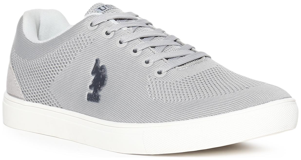 U S Polo Assn Grey Knit Upper Lace Up Sneakers Men Grey Classic Sneakers - 2531939702
U S Polo Assn Grey Knit Upper Lace Up Sneakers Men Grey Classic Sneakers - 2531939702
