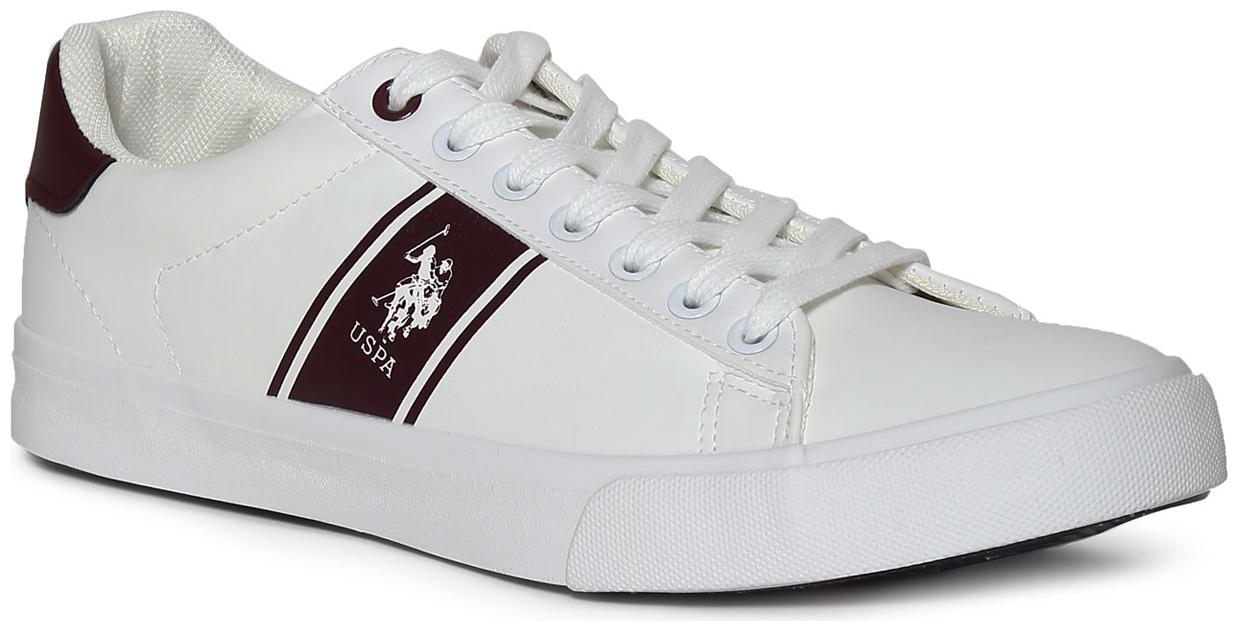 U S Polo Assn White Round Toe Low Top Sneakers Men White Classic Sneakers - 2531930712
U S Polo Assn White Round Toe Low Top Sneakers Men White Classic Sneakers - 2531930712
