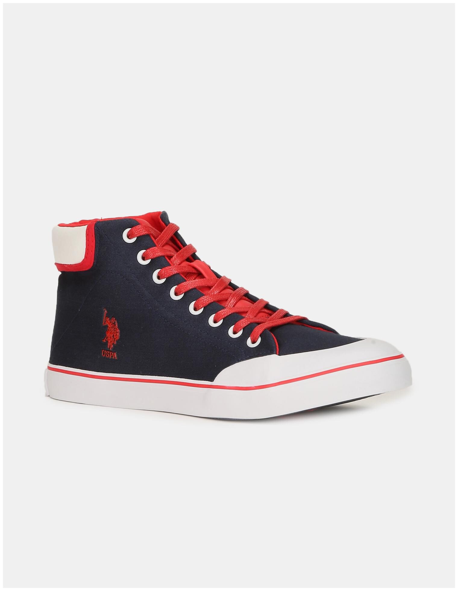 U S Polo Assn Blue Mid Top Canvas Sneakers Men Blue Slip-On Sneakers - 2532001179
U S Polo Assn Blue Mid Top Canvas Sneakers Men Blue Slip-On Sneakers - 2532001179