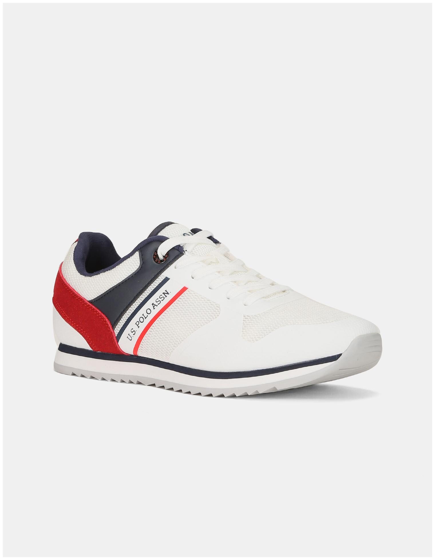U S Polo Assn White Suedette Panel Colour Block Sneakers Men White Slip-On Sneakers - 2532025312
U S Polo Assn White Suedette Panel Colour Block Sneakers Men White Slip-On Sneakers - 2532025312