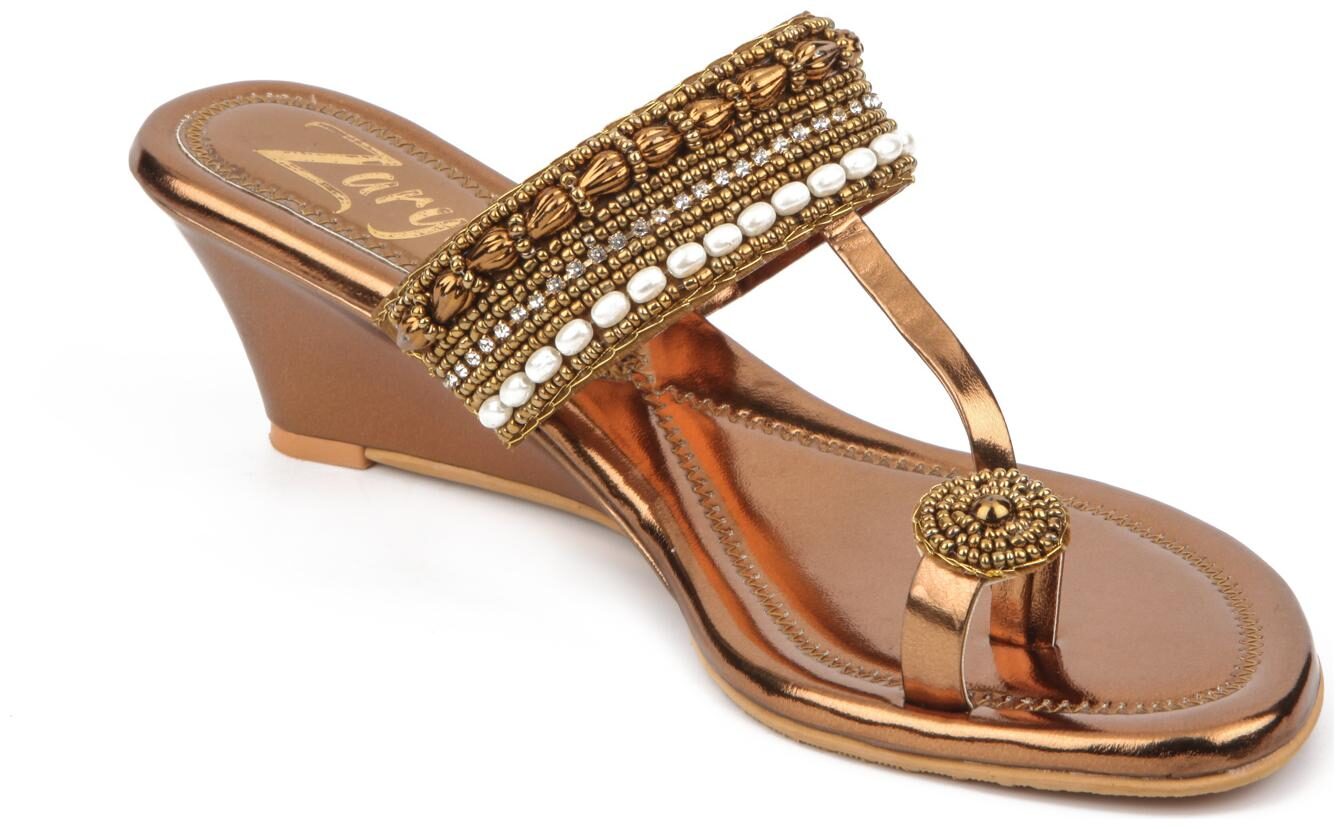 WALK-N-STYLE Women Copper Wedges