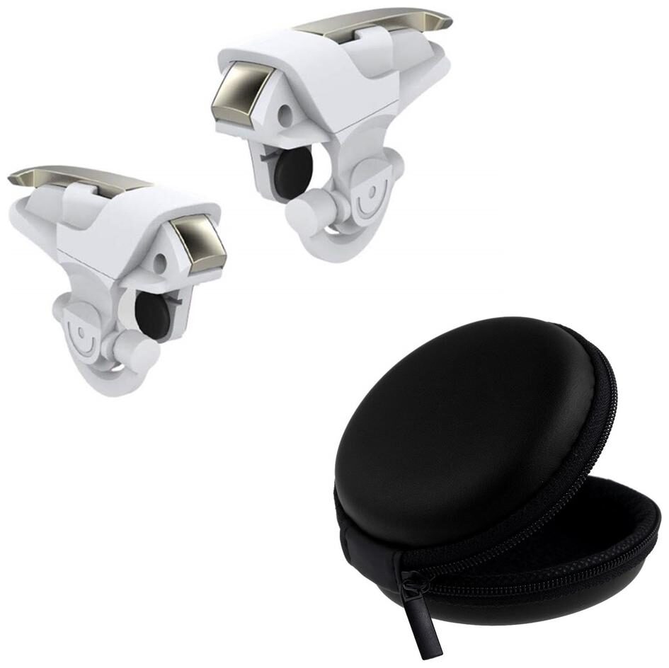 Freckle White Angel Wings Mobile PUBG Trigger for Aiming Shooting With Free Black Earphone Pouch
Freckle White Angel Wings Mobile PUBG Trigger for Aiming Shooting With Free Black Earphone Pouch