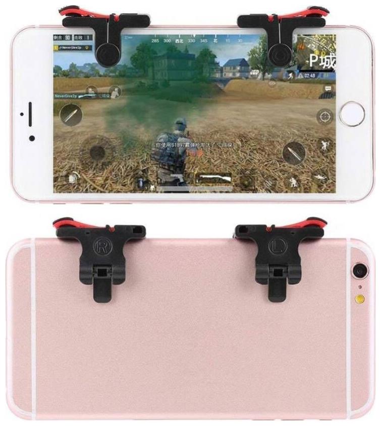 Nory Pubg Mobile Game Controller L1R1 Sharpshooter Aiming Metal Trigger For Pubg Fits Android Phone Iphone 1 Pair Upgraded Metal Edition ( Black )
Nory Pubg Mobile Game Controller L1R1 Sharpshooter Aiming Metal Trigger For Pubg Fits Android Phone Iphone 1 Pair Upgraded Metal Edition ( Black )