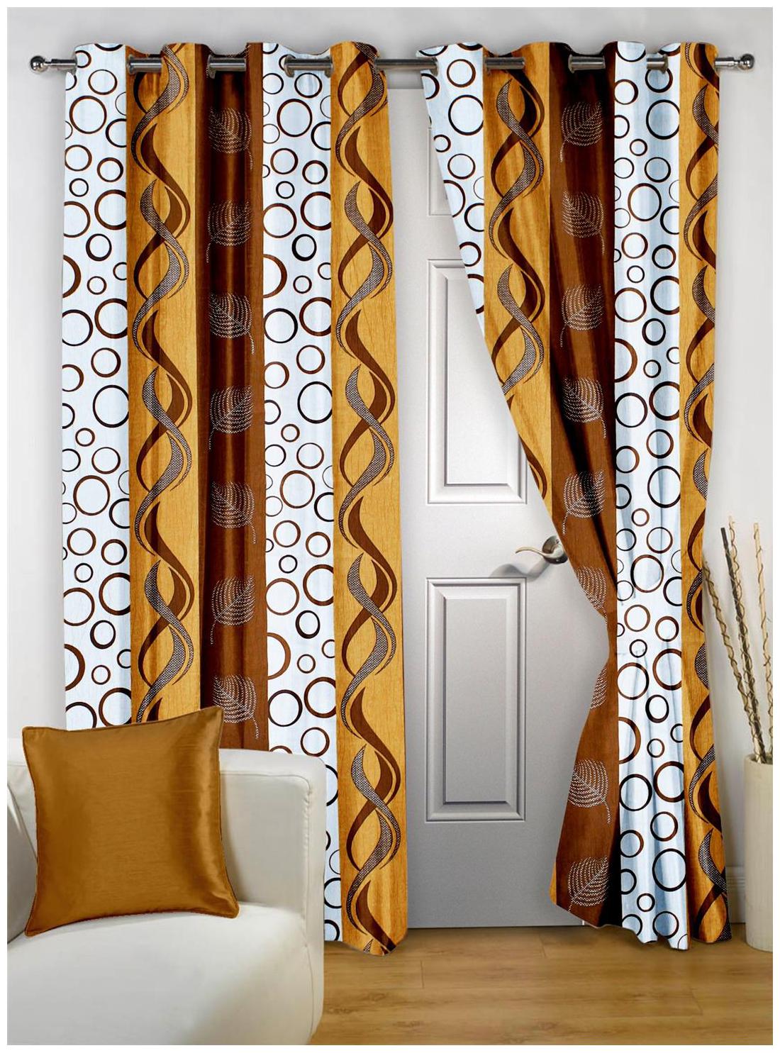 Story Home Polyester Door Semi Transparent Yellow Regular Curtain ( Eyelet Closure Abstract )
Story Home Polyester Door Semi Transparent Yellow Regular Curtain ( Eyelet Closure Abstract )