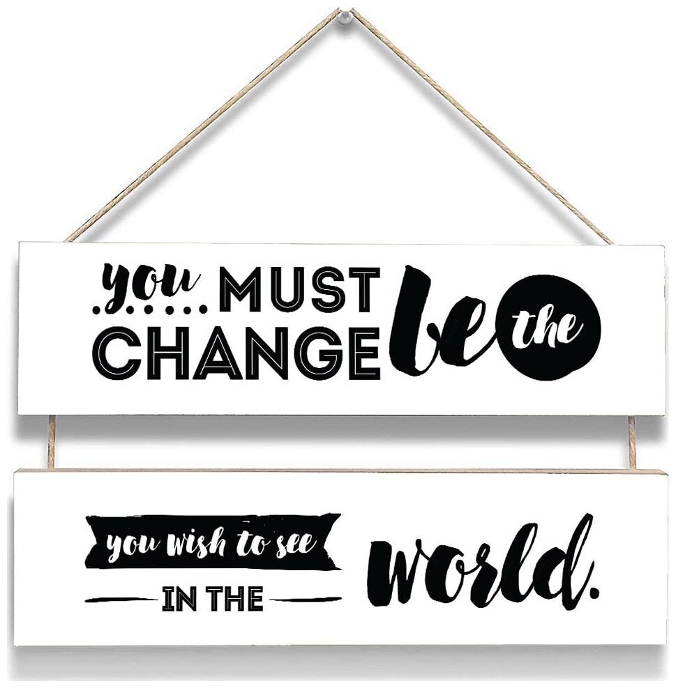 100Yellow All You Must Change Be Print Door Hanging Board Plaque Sign For Wall Decor
100Yellow All You Must Change Be Print Door Hanging Board Plaque Sign For Wall Decor