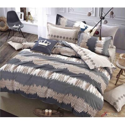 Gifty Cotton Geometric Double Size Bedsheet 104 TC ( 1 Bedsheet With 2 Pillow Covers Grey )
Gifty Cotton Geometric Double Size Bedsheet 104 TC ( 1 Bedsheet With 2 Pillow Covers Grey )