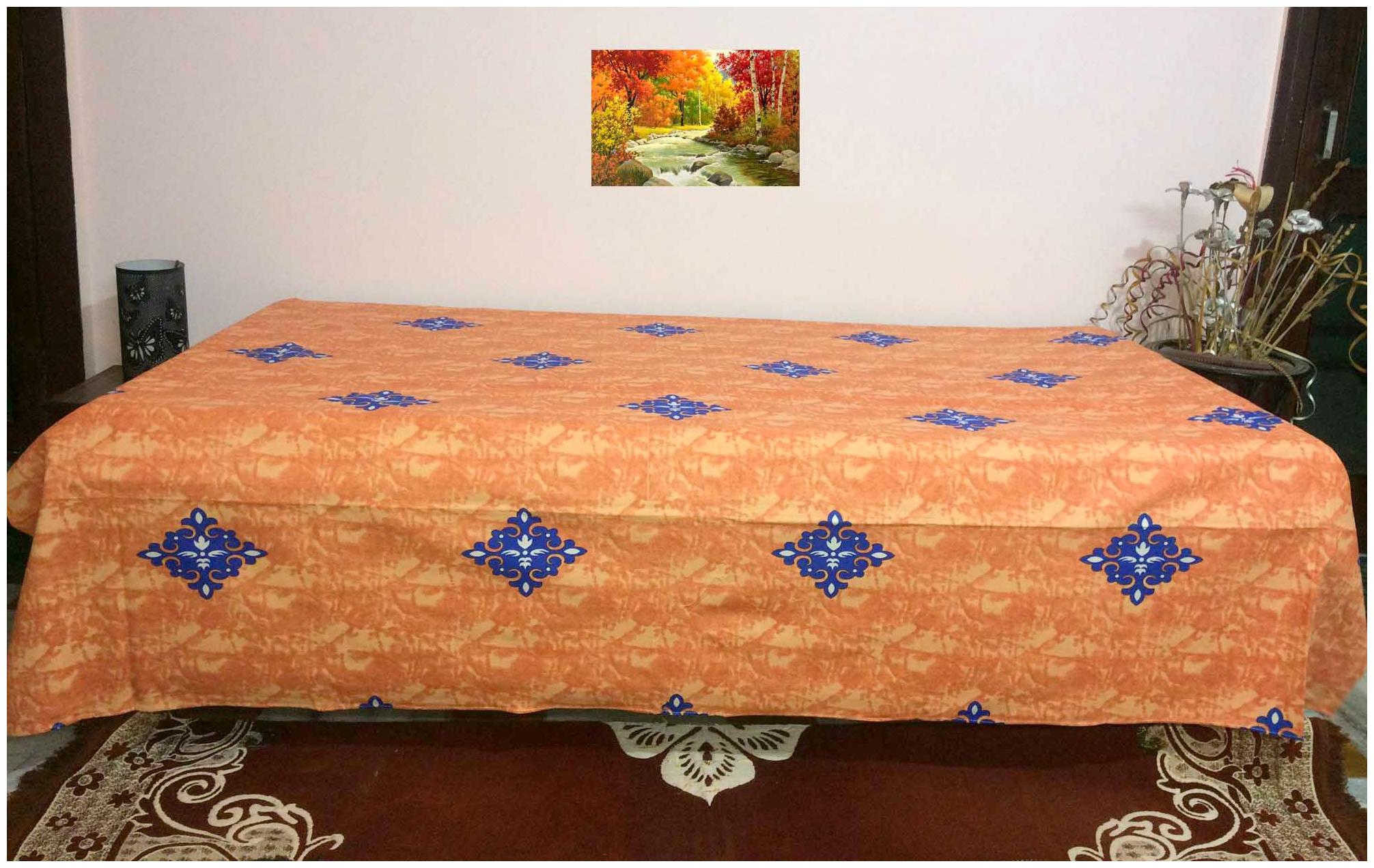 A H ENTERPRISES Cotton Printed Single Size Bedsheet 250 TC ( 1 Bedsheet Without Pillow Covers Orange )
A H ENTERPRISES Cotton Printed Single Size Bedsheet 250 TC ( 1 Bedsheet Without Pillow Covers Orange )