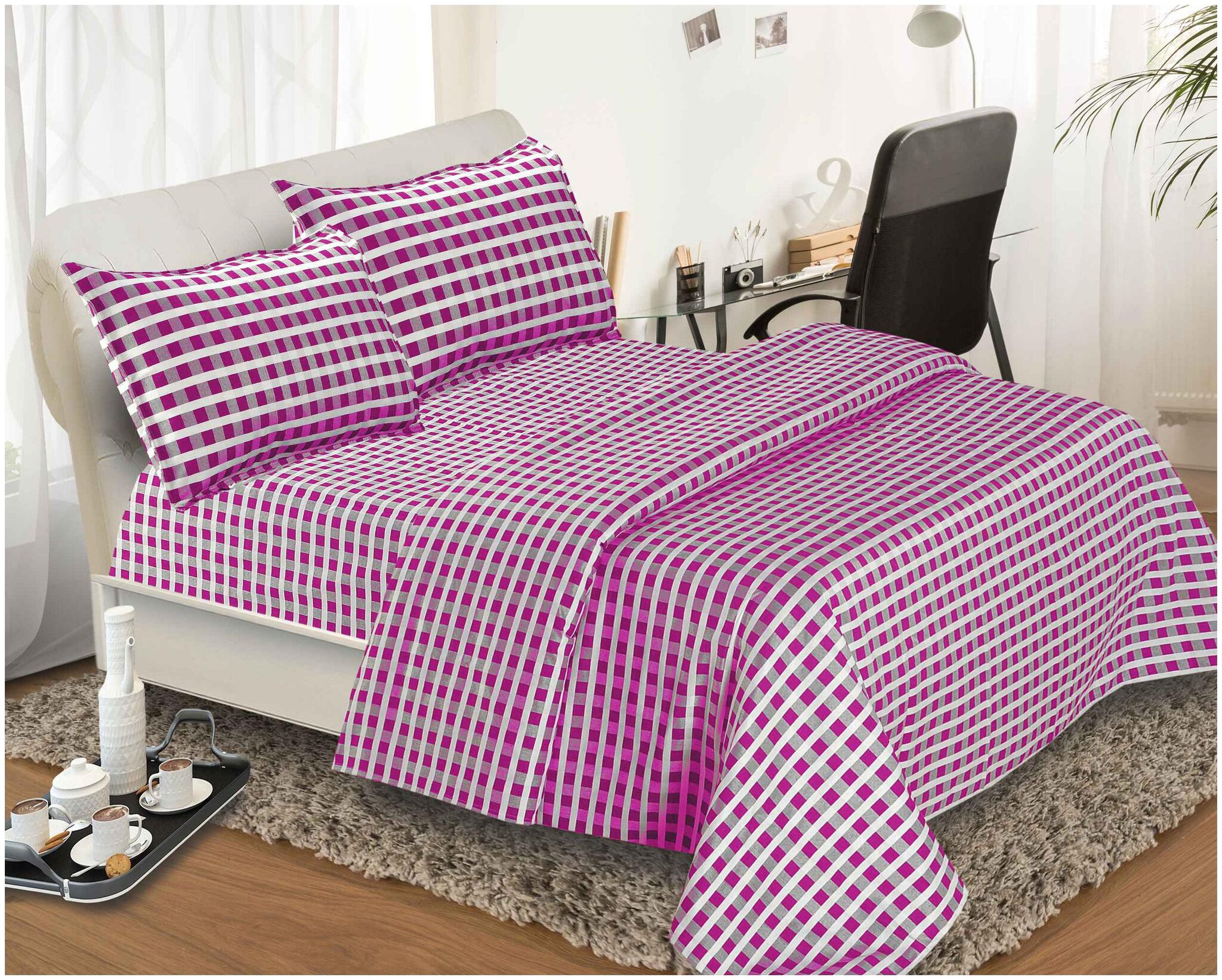 Aazeem Cotton Abstract Double Size Bedsheet 110 TC ( 1 Bedsheet With 2 Pillow Covers Multi )
Aazeem Cotton Abstract Double Size Bedsheet 110 TC ( 1 Bedsheet With 2 Pillow Covers Multi )