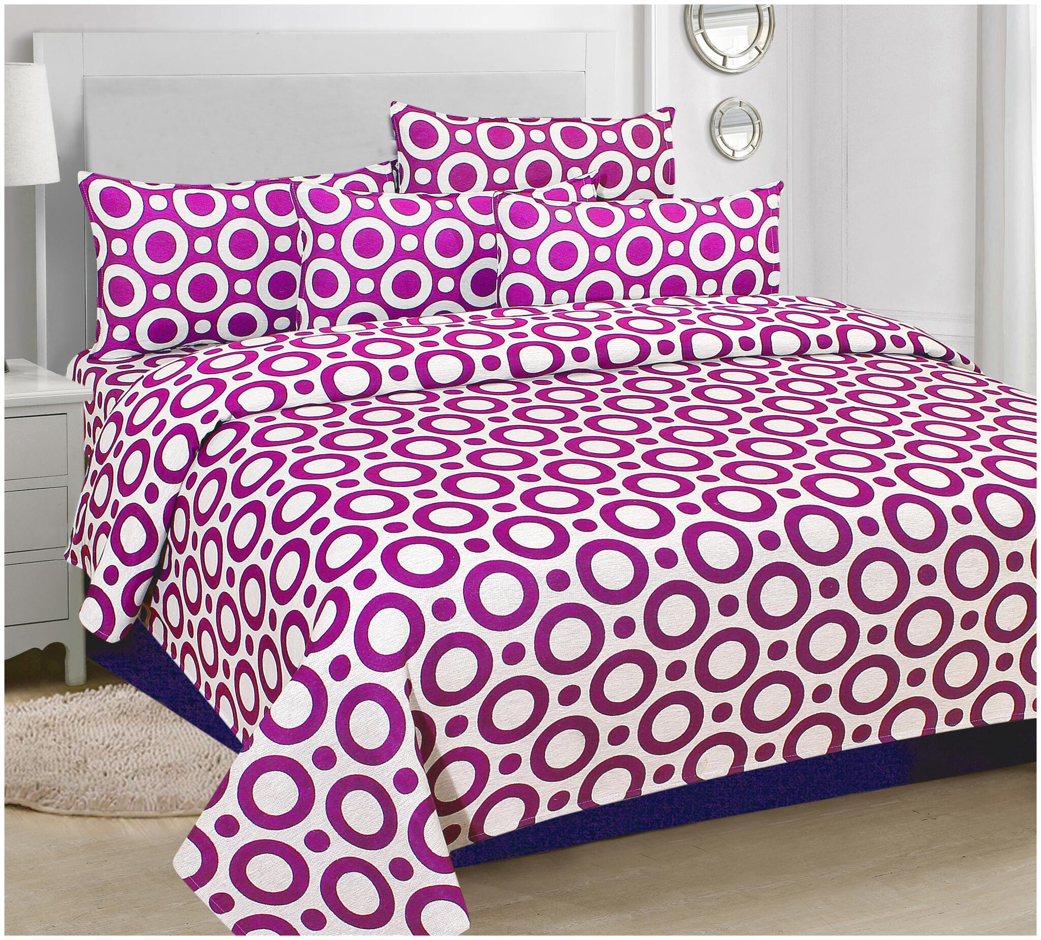 Aazeem Cotton Abstract Double Size Bedsheet 110 TC ( 1 Bedsheet With 2 Pillow Covers Multi )
Aazeem Cotton Abstract Double Size Bedsheet 110 TC ( 1 Bedsheet With 2 Pillow Covers Multi )