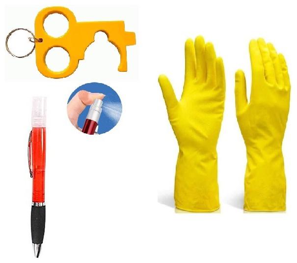Ab ware 1 Pair Waterproof Cleaning Household Gloves and Get 1pc Safety Key Portable Sanitizer Empty Pen Spray FREE
Ab ware 1 Pair Waterproof Cleaning Household Gloves and Get 1pc Safety Key Portable Sanitizer Empty Pen Spray FREE
