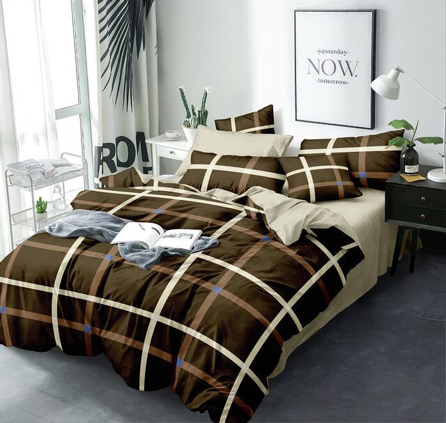 ALLIANCE Cotton Geometric King Size Bedsheet 400 TC ( 1 Bedsheet With 2 Pillow Covers Multi )
ALLIANCE Cotton Geometric King Size Bedsheet 400 TC ( 1 Bedsheet With 2 Pillow Covers Multi )