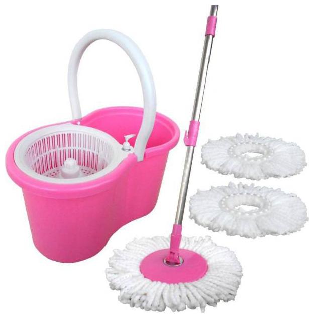 Allwin Home Cleaning 360 deg Spin Floor Cleaning Easy Advance Tech Bucket Rotating Steel Pole Head with 3 Microfiber Refill Head (Pink)
Allwin Home Cleaning 360 deg Spin Floor Cleaning Easy Advance Tech Bucket Rotating Steel Pole Head with 3 Microfiber Refill Head (Pink)