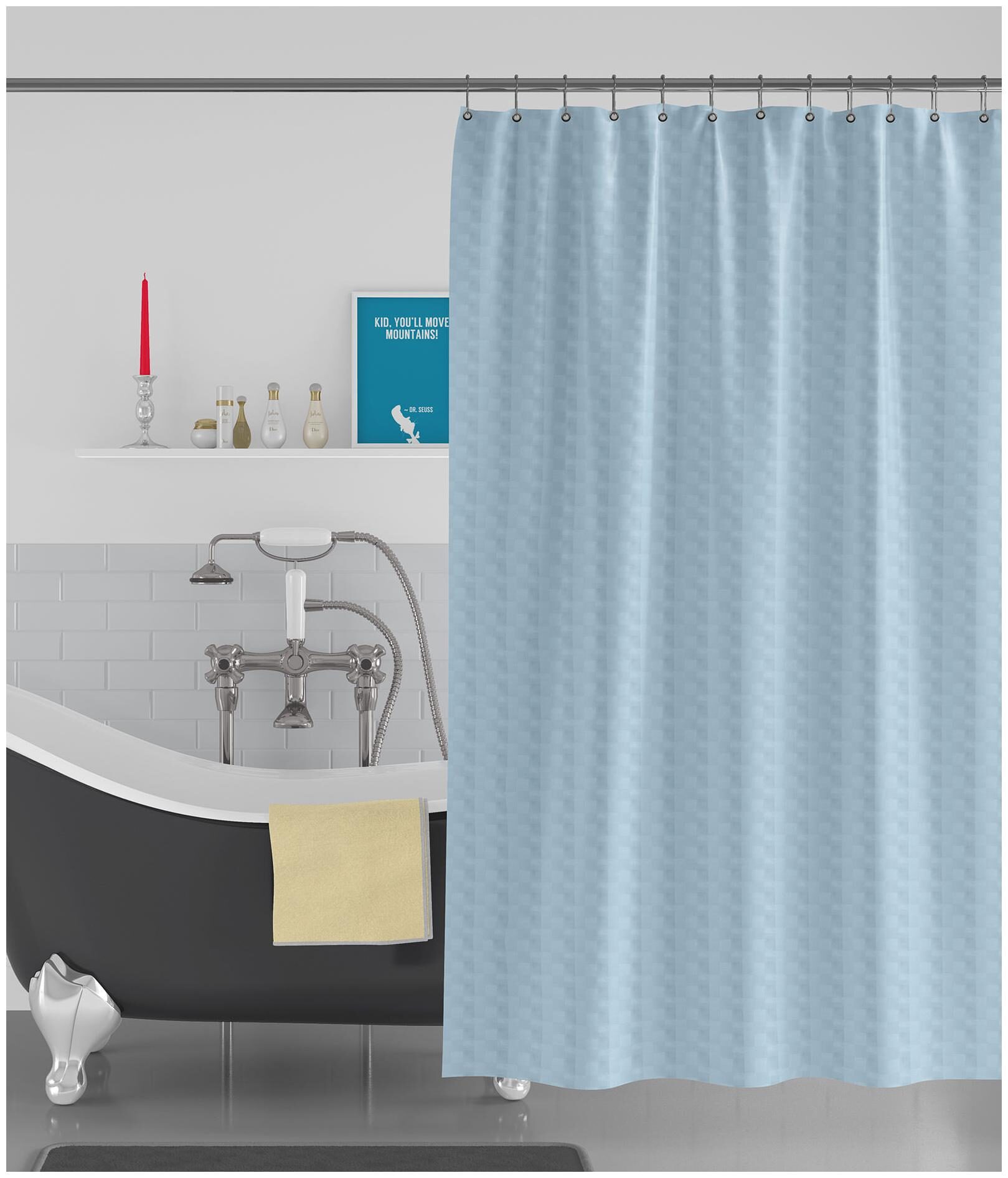 American-Elm Cube Designed Anti Bacterial Water-Repellent Shower Curtain Bathroom Curtains (122 cm (48 inch) x 182 cm (72 inch))
American-Elm Cube Designed Anti Bacterial Water-Repellent Shower Curtain Bathroom Curtains (122 cm (48 inch) x 182 cm (72 inch))