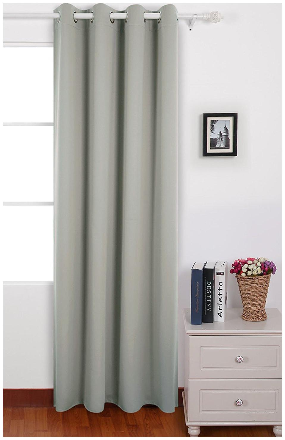 American-Elm Pack of 1 Two Sided Light Beige Color Room Darkening Blackout Curtains Long Door- (137 cm (54 inch) x 274 cm (108 inch))
American-Elm Pack of 1 Two Sided Light Beige Color Room Darkening Blackout Curtains Long Door- (137 cm (54 inch) x 274 cm (108 inch))
