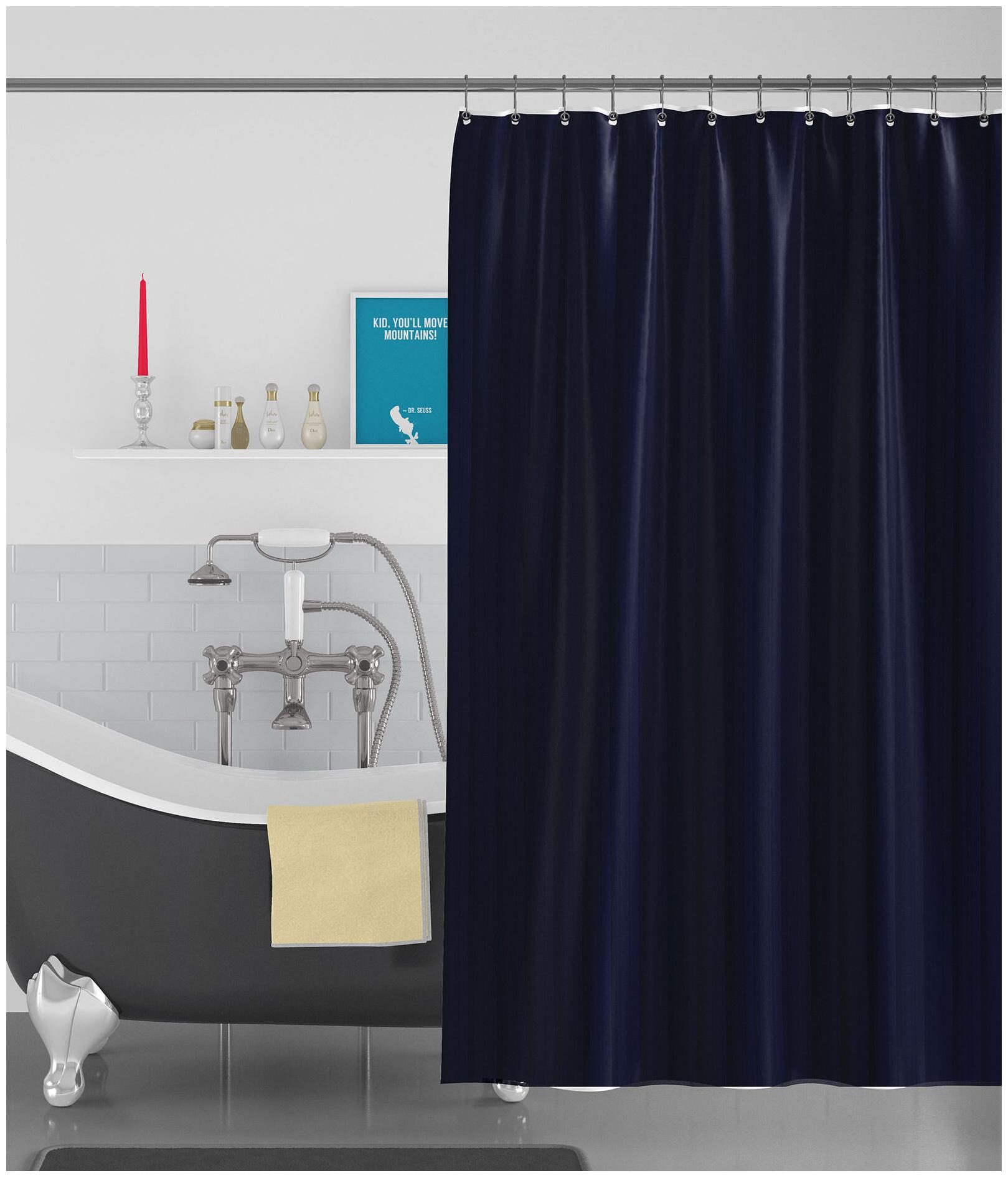 American-Elm Stripes Self Designed Anti Bacterial Water-Repellent Shower Curtain Bathroom Curtains (122 cm (48 inch) x 182 cm (72 inch))
American-Elm Stripes Self Designed Anti Bacterial Water-Repellent Shower Curtain Bathroom Curtains (122 cm (48 inch) x 182 cm (72 inch))