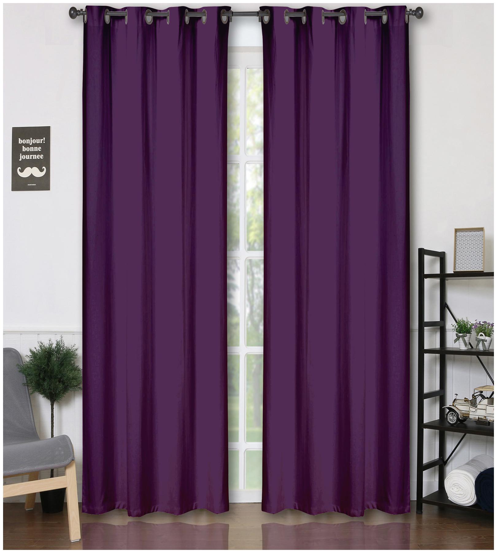 American-Elm Blue Purple Solid Room Darkening Blackout Grommet Curtains Door- (122 cm (48 inch) x 213 cm (84 inch))
American-Elm Blue Purple Solid Room Darkening Blackout Grommet Curtains Door- (122 cm (48 inch) x 213 cm (84 inch))