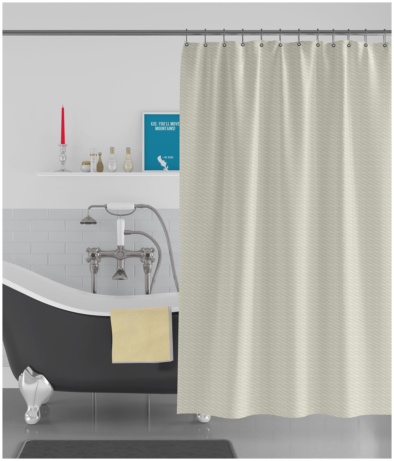 American-Elm Wave Textured Anti Bacterial Water-Repellent Shower Curtain Bathroom Curtains (122 cm (48 inch) x 243 cm (96 inch))
American-Elm Wave Textured Anti Bacterial Water-Repellent Shower Curtain Bathroom Curtains (122 cm (48 inch) x 243 cm (96 inch))