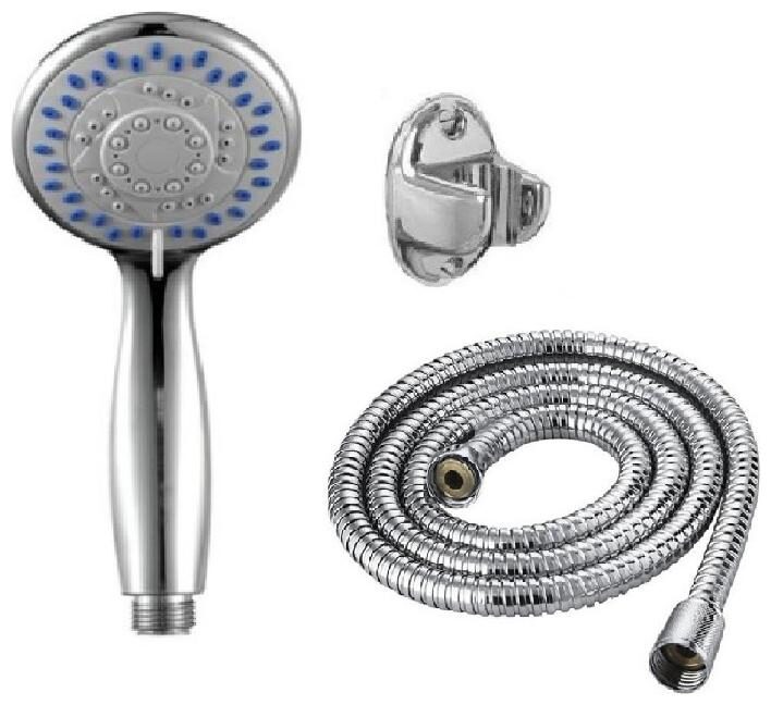 ANMEX MEGA Multi-Function ABS Chrome Plated Handheld Shower with 1 5mtr SS Shower Tube and Wall Hook
ANMEX MEGA Multi-Function ABS Chrome Plated Handheld Shower with 1 5mtr SS Shower Tube and Wall Hook