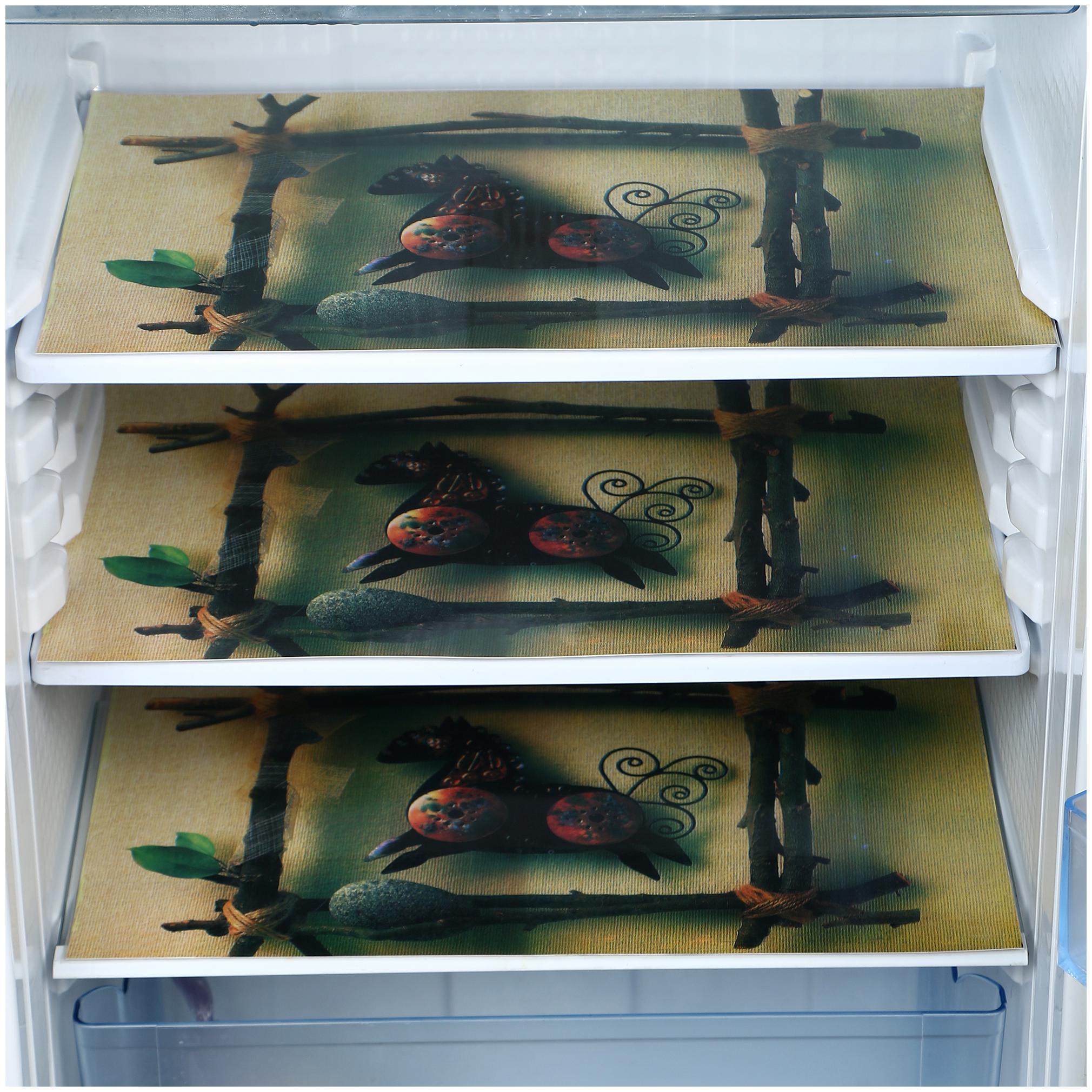ARADENT Multipurpose Refrigerator Mats Set of 3 Pcs for Single Door Fridge (Size 12X17 Inches Color Multicolor)
ARADENT Multipurpose Refrigerator Mats Set of 3 Pcs for Single Door Fridge (Size 12X17 Inches Color Multicolor)