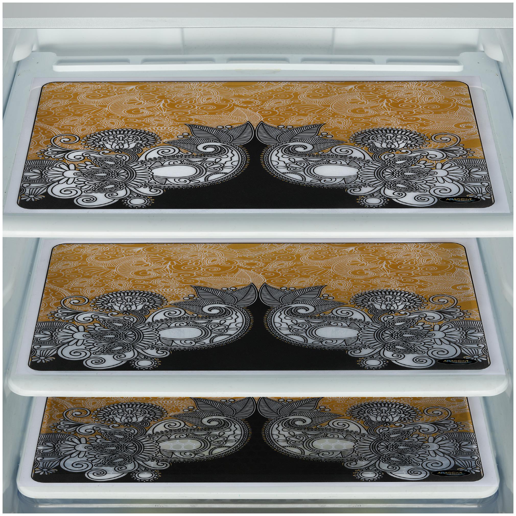 ARADENT Multipurpose Refrigerator Mats Set of 3 Pcs for Single Door Fridge (Size 12X17 Inches Color Multicolor)
ARADENT Multipurpose Refrigerator Mats Set of 3 Pcs for Single Door Fridge (Size 12X17 Inches Color Multicolor)