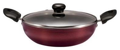 Aristo Non Stick kadhai With Glass Lid 3mm 2 7 Litres Diameter 24 cm Aluminium Maroon
Aristo Non Stick kadhai With Glass Lid 3mm 2 7 Litres Diameter 24 cm Aluminium Maroon