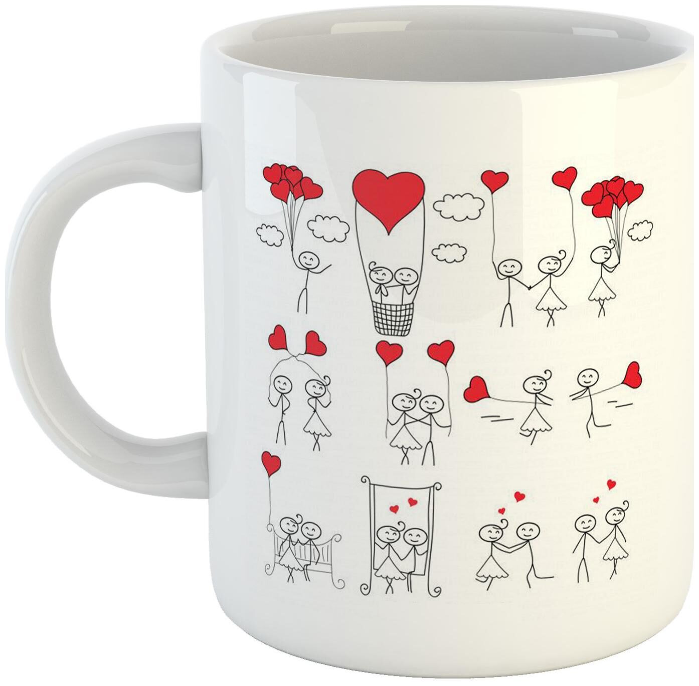 Ashvah Love Printed Couple Love Story Illustration Ceramic Mug by AshvahTM - Mug-1658
Ashvah Love Printed Couple Love Story Illustration Ceramic Mug by AshvahTM - Mug-1658