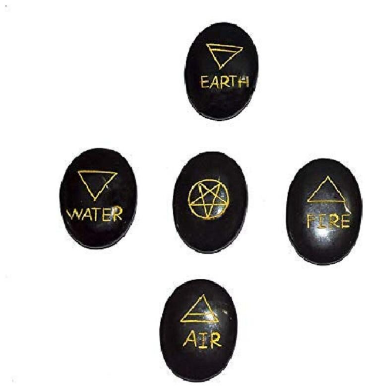 Astrocrystals9 Black Agate Five Element Symbol Set Engrave Stones Pagan And Wiccan Sets For Healing And Metaphysical Meditation
Astrocrystals9 Black Agate Five Element Symbol Set Engrave Stones Pagan And Wiccan Sets For Healing And Metaphysical Meditation