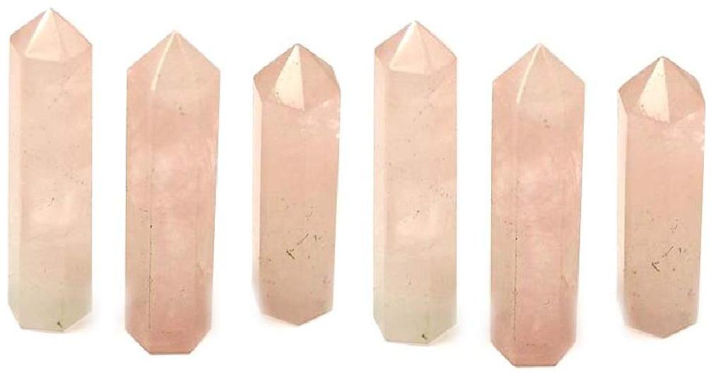 Astrocrystals9 Rose Quartz Healing 30 Mm Mini Pencil Set For Reiki Healing -Set Of 6
Astrocrystals9 Rose Quartz Healing 30 Mm Mini Pencil Set For Reiki Healing -Set Of 6