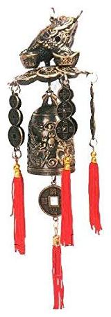 Astrocrystals9 Feng Shui Auspecious Money Frog Metal Bell Hanging For Good Luck And Prosperity
Astrocrystals9 Feng Shui Auspecious Money Frog Metal Bell Hanging For Good Luck And Prosperity